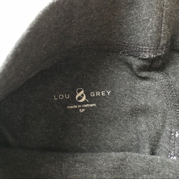 Lou & Grey/LOFT charcoal leggings - Picture 4 of 4